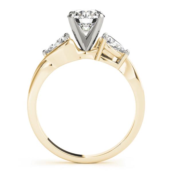 1 1/2 ct tw Three Stone Pear Sides Engagement Ring F Color VS Clarity Diamonds GIA Center