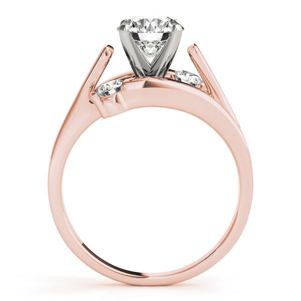 1/2 ct tw Three Stone Engagement Ring F Color VS Clarity Diamonds GIA Center