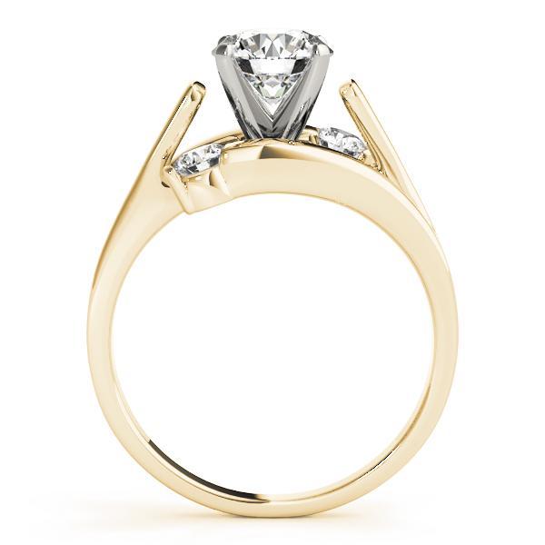 1/2 ct tw Three Stone Engagement Ring F Color VS Clarity Diamonds GIA Center