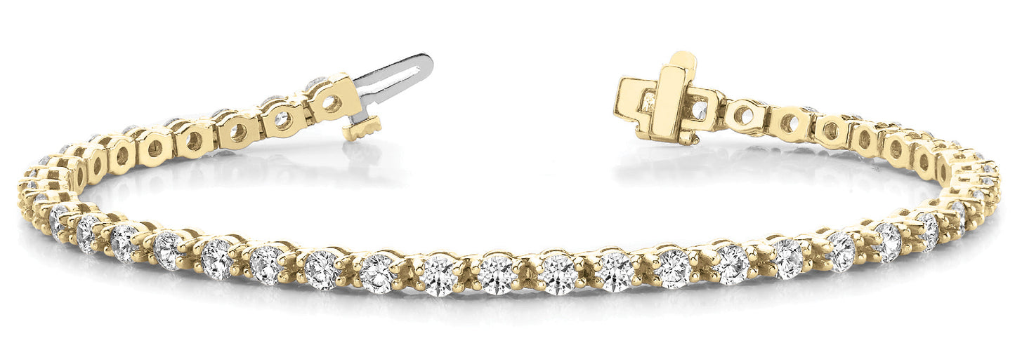 2 1/6 ct Diamond Bracelet F VS Diamonds