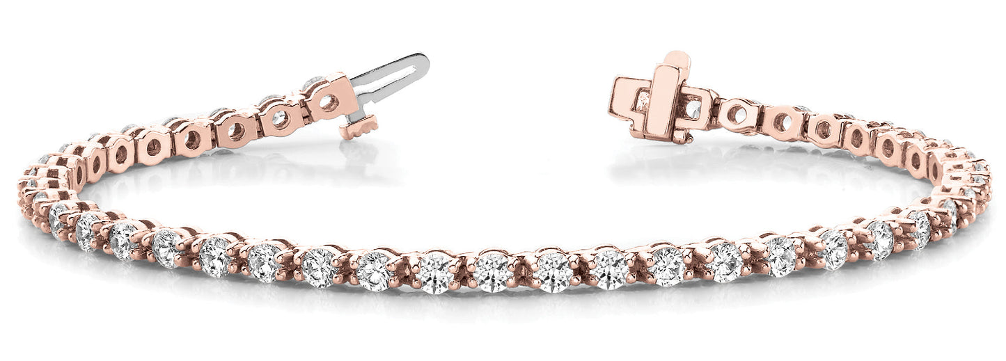 2 1/6 ct Diamond Bracelet F VS Diamonds