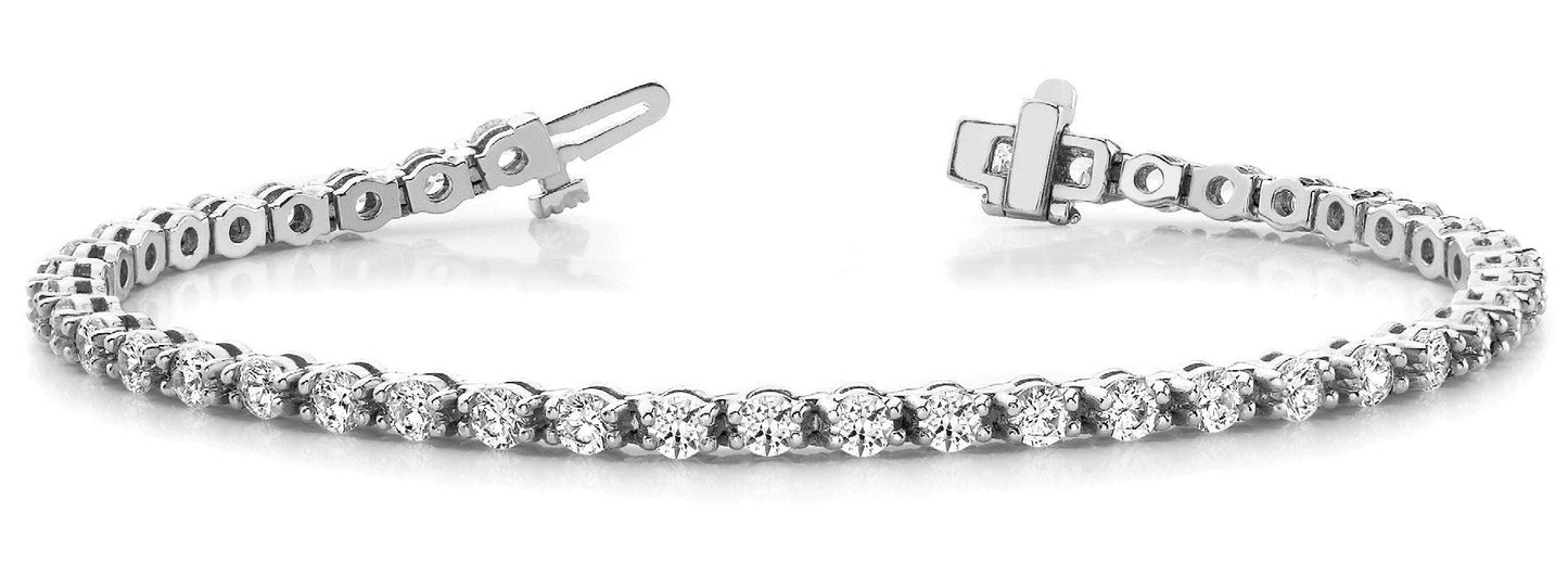 2 1/6 ct Diamond Bracelet F VS Diamonds