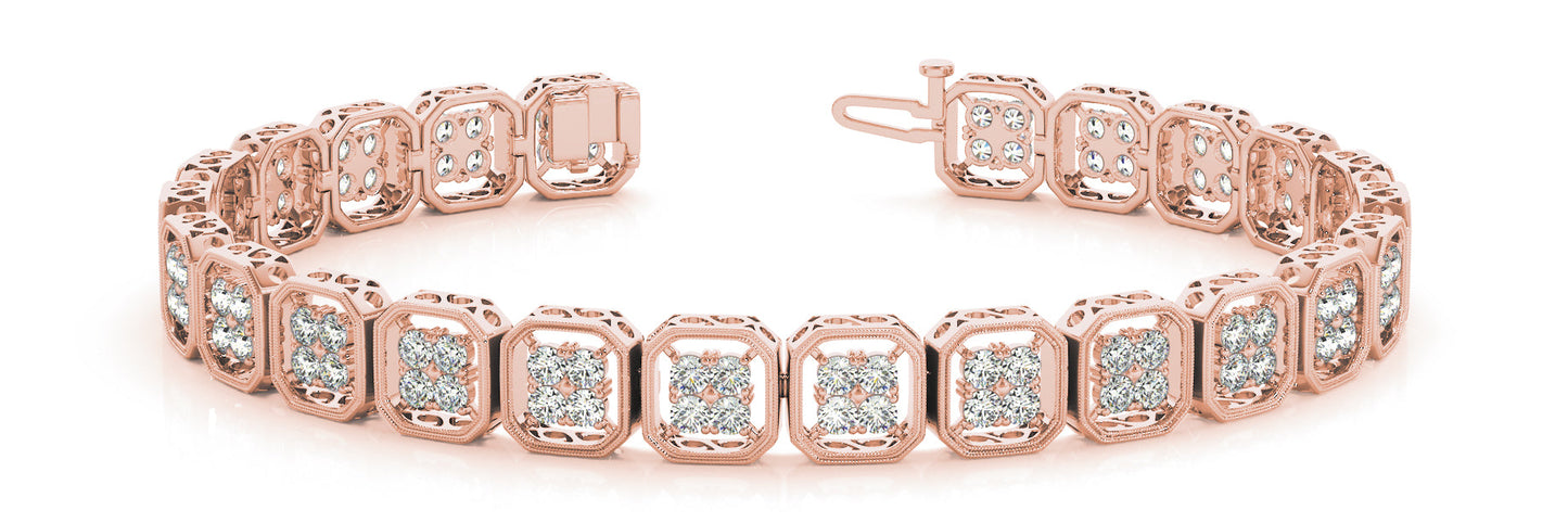 2 7/8 ct Diamond Bracelet F VSI Diamonds