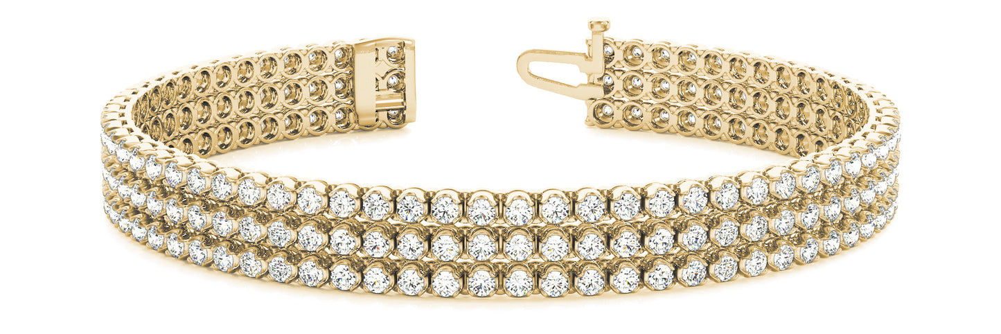 3 3/4 ct Diamond Bracelet F VS Diamonds
