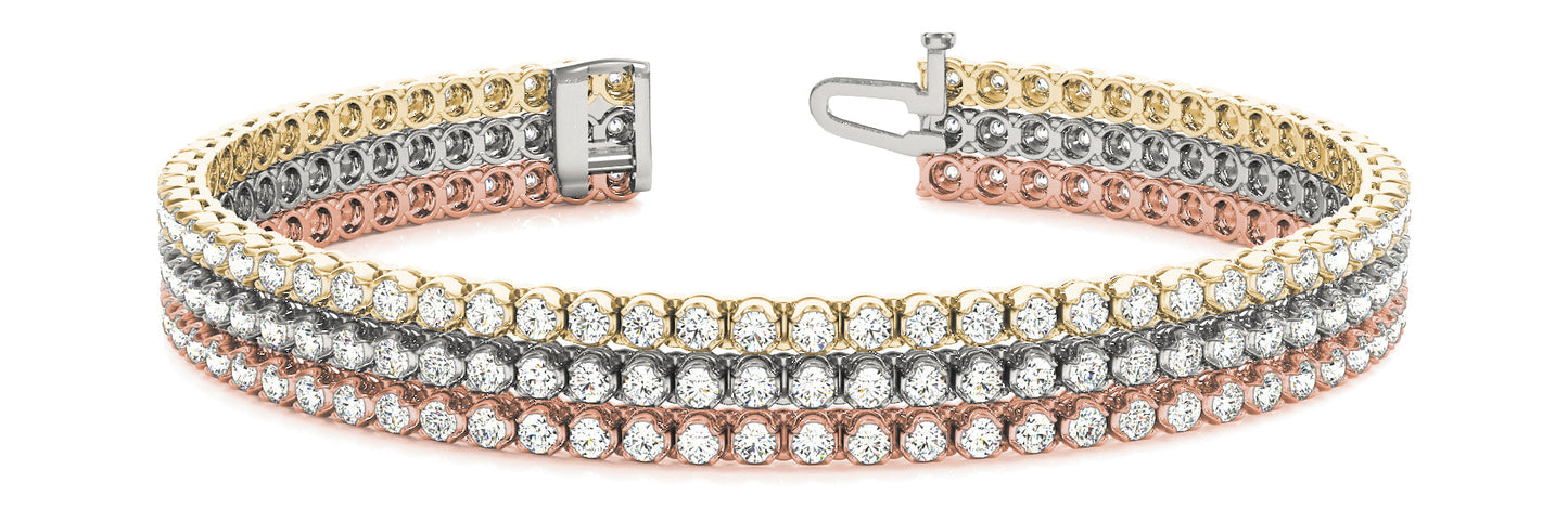 3 3/4 ct Diamond Bracelet F VS Diamonds