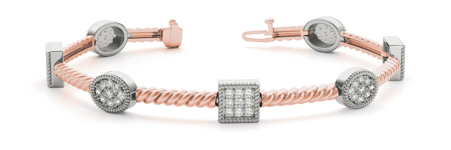 1 1/8 ct Diamond Bracelet F VS Diamonds