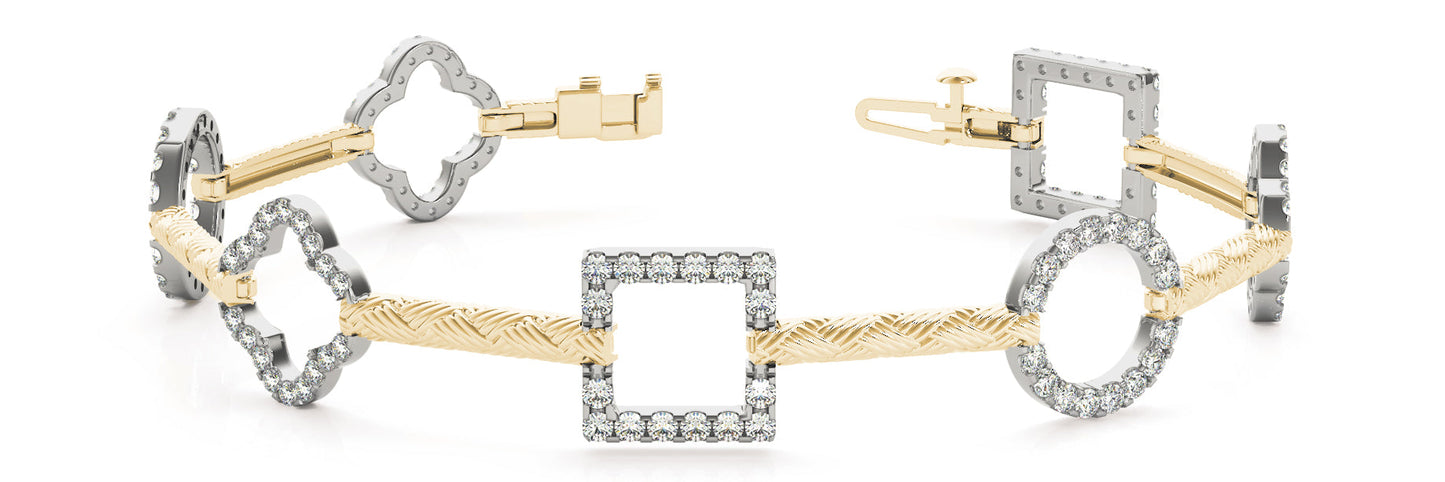 1 1/5 ct Diamond Bracelet F VS Diamonds