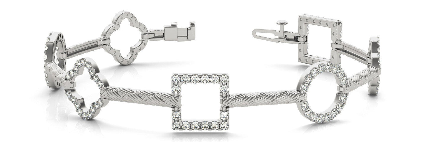 1 1/5 ct Diamond Bracelet F VS Diamonds