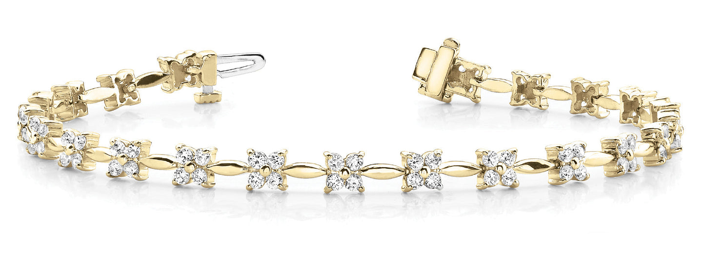 1 7/8 ct Diamond Bracelet F VS Diamonds