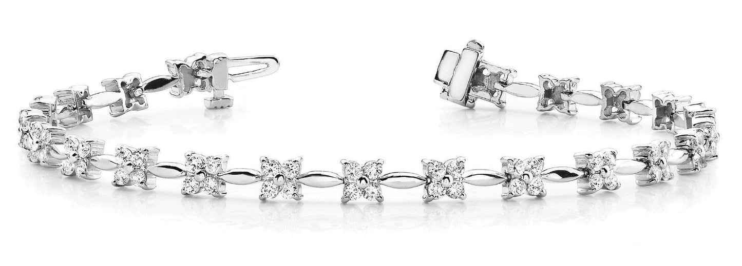 1 7/8 ct Diamond Bracelet F VS Diamonds