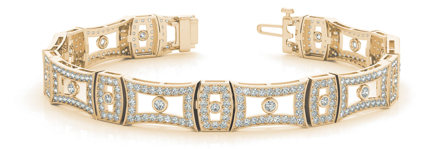 2 3/4 ct Diamond Fashion Bracelet F VS Diamonds