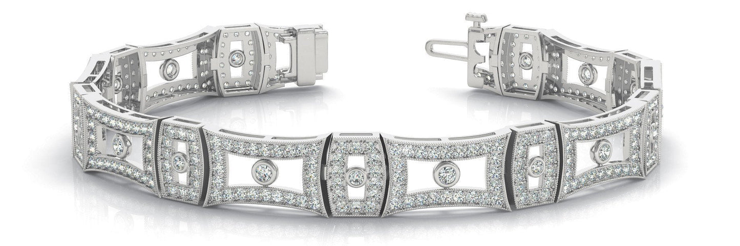 2 3/4 ct Diamond Fashion Bracelet F VS Diamonds