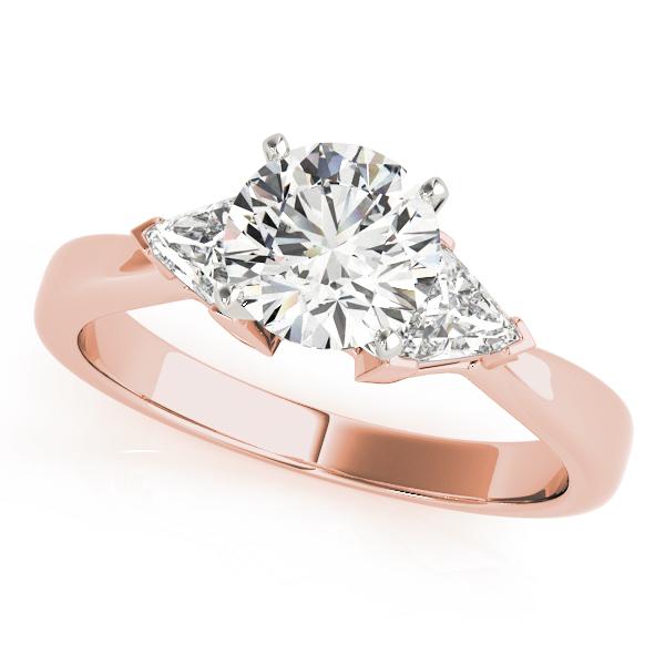 1 1/3 ct tw Three Stone Trillion Cut Engagement Ring F Color VS Clarity Diamonds GIA Center