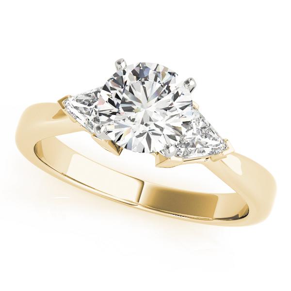 1 1/3 ct tw Three Stone Trillion Cut Engagement Ring F Color VS Clarity Diamonds GIA Center