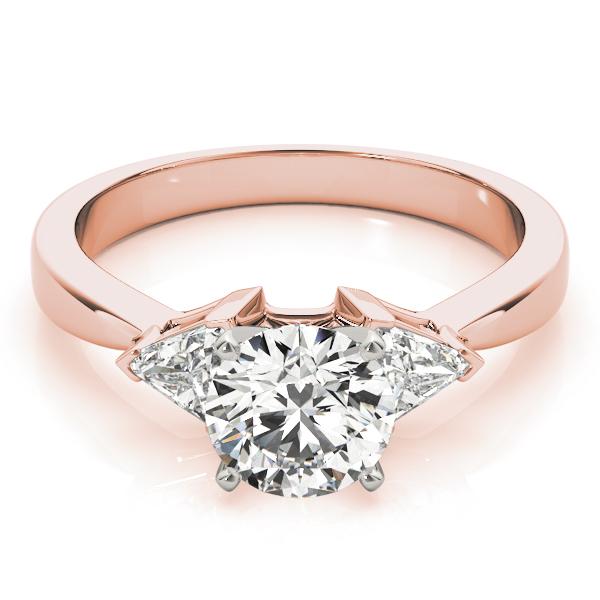 1 1/3 ct tw Three Stone Trillion Cut Engagement Ring F Color VS Clarity Diamonds GIA Center