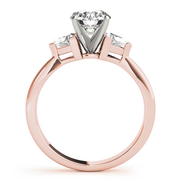 1 1/3 ct tw Three Stone Trillion Cut Engagement Ring F Color VS Clarity Diamonds GIA Center