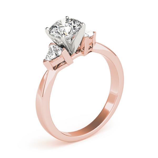 1 1/3 ct tw Three Stone Trillion Cut Engagement Ring F Color VS Clarity Diamonds GIA Center