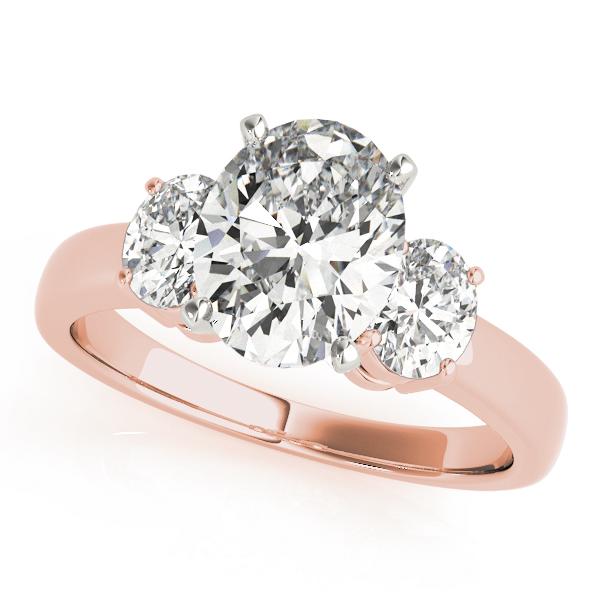 5 ct tw Three Stone Oval Cut Engagement Ring F Color VS Clarity Diamonds GIA Center