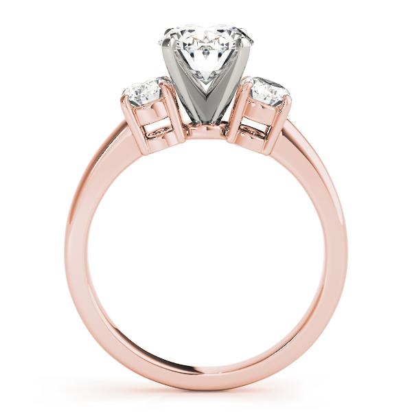 5 ct tw Three Stone Oval Cut Engagement Ring F Color VS Clarity Diamonds GIA Center