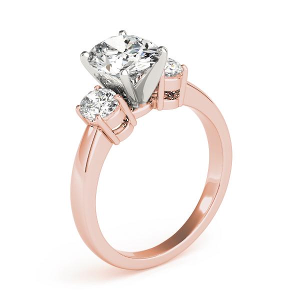 5 ct tw Three Stone Oval Cut Engagement Ring F Color VS Clarity Diamonds GIA Center