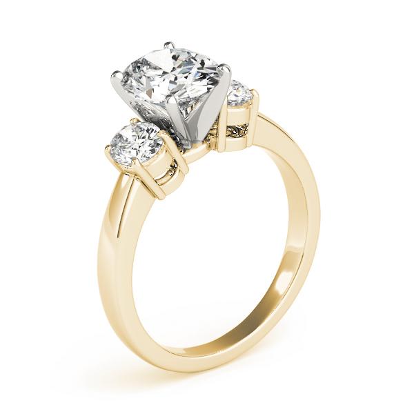 5 ct tw Three Stone Oval Cut Engagement Ring F Color VS Clarity Diamonds GIA Center