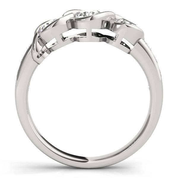 1 ct tw Three Stone Engagement Ring F Color VS Clarity Diamonds GIA Center
