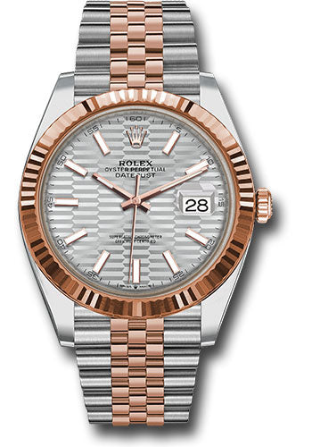 Rolex Steel and Everose Rolesor Datejust 41 126331 sflmij