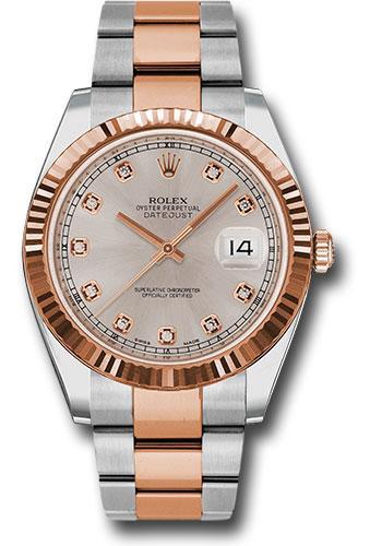 Rolex Steel and Everose Rolesor Datejust 41 Watch 126331 sudo