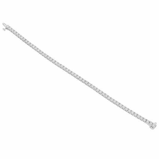 Lady S Collection 14k White Gold 4 Prong 2.00ct Diamond Tennis Bracelet