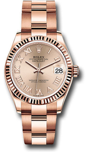 Rolex Everose Gold Datejust 31mm Watch 278275 rsro