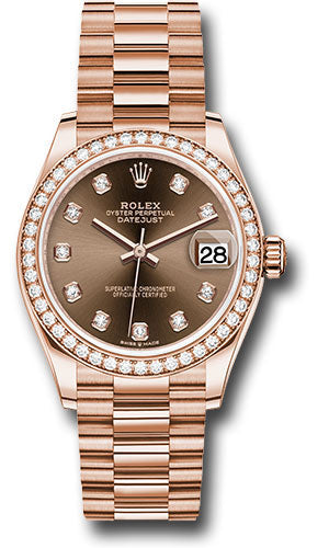 Rolex Everose Gold Datejust 31mm Watch 278285RBR chodp