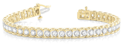 1 ct Diamond Bracelet In Line Prong Set G SI Diamonds