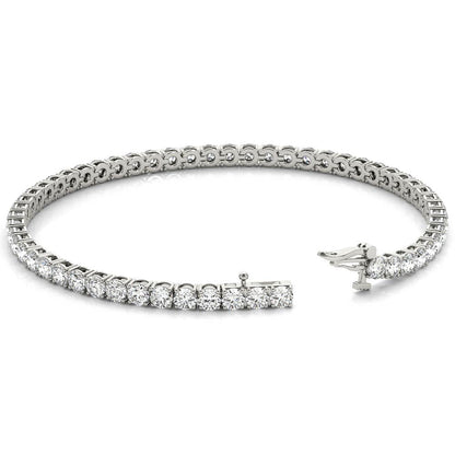 9 ct Diamond Bracelet In Line Prong Set G SI Diamonds