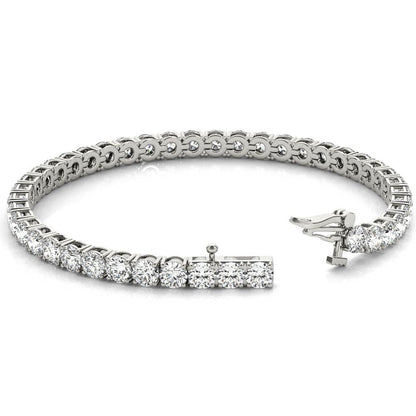 10 3/8 ct Diamond Bracelet In Line Prong Set G SI Diamonds