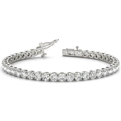 9 ct Diamond Bracelet In Line Prong Set G SI Diamonds