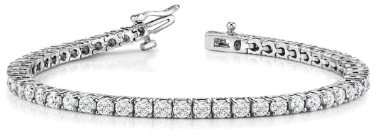 10 3/8 ct Diamond Bracelet In Line Prong Set G SI Diamonds