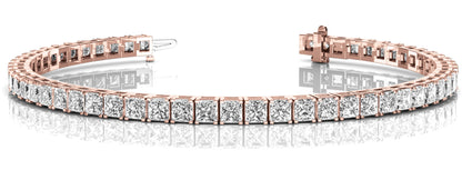 10 3/8 ct Diamond Bracelet In Line Prong Set G SI Diamonds