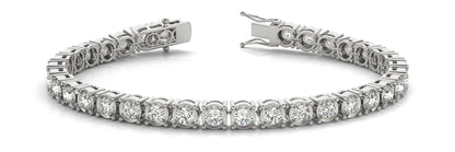 1 1/3 ct Diamond Bracelet In Line Prong Set Illusion G SI Diamonds