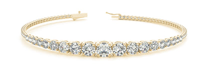 2 3/4 ct Diamond Bracelet In Line Prong Set Fashion G SI Diamonds