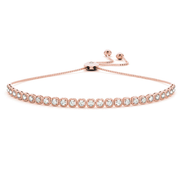 14kt Gold 1 3/4 ct tw Bracelet F VS Diamonds