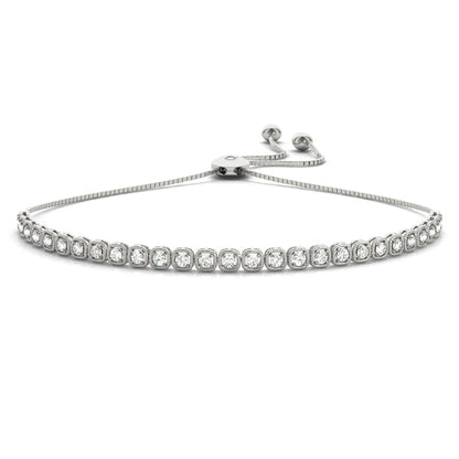 14kt Gold 1 3/4 ct tw Bracelet F VS Diamonds