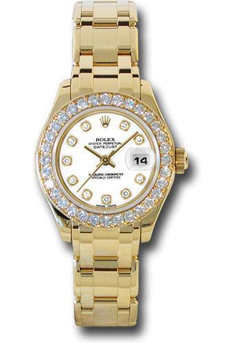 Rolex Datejust Pearlmaster Watch 80298 wd