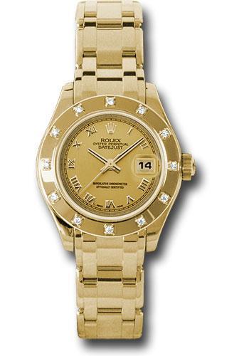 Rolex Datejust Pearlmaster Watch 80318 chr