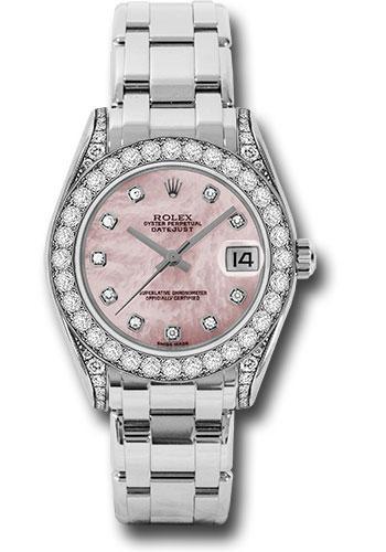 Rolex Datejust Pearlmaster 34mm Watch 81159 pmd