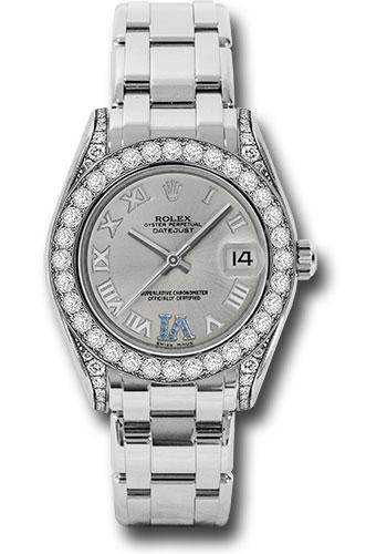 Rolex Datejust Pearlmaster 34mm Watch 81159 ssr