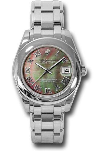 Rolex Datejust Pearlmaster 34mm Watch 81209 dkmr