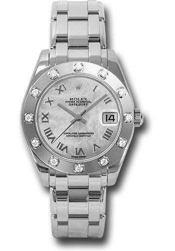 Rolex Datejust Pearlmaster 34mm Watch 81319 mr