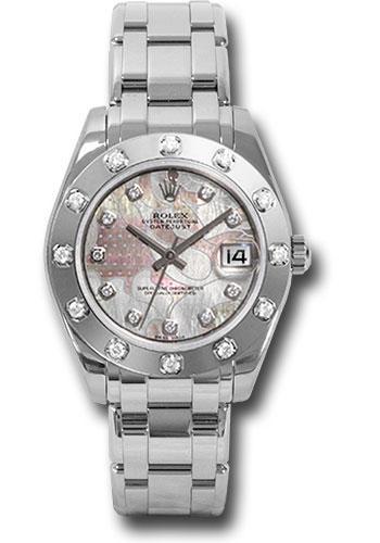 Rolex Datejust Pearlmaster 34mm Watch 81319 pgdd