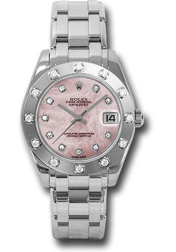 Rolex Datejust Pearlmaster 34mm Watch 81319 pmd