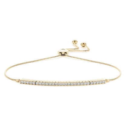 14kt Gold 3/8 ct tw Bracelet F VS Diamonds